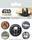 Pyramid International Badge Star Wars: The Mandalorian Star Wars Set of Game Tokens 5pcs BP80694