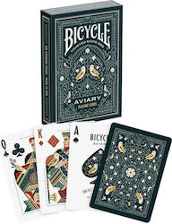 Bicycle Aviary Plasticized Card Deck Green