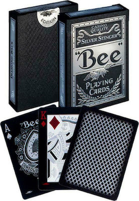 Bee Stinger Plasticized Card Deck Black