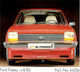 Kamei Spoiler Auto Vorderseite Kompatibel mit Ford Fiesta