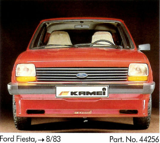Kamei Spoiler Auto Vorderseite Kompatibel mit Ford Fiesta