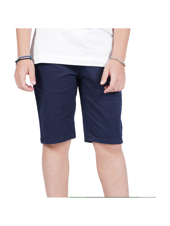 Levi's Șort/Bermude pentru copii din material textil Lvb Straight Xx Chino Short Albastru marin