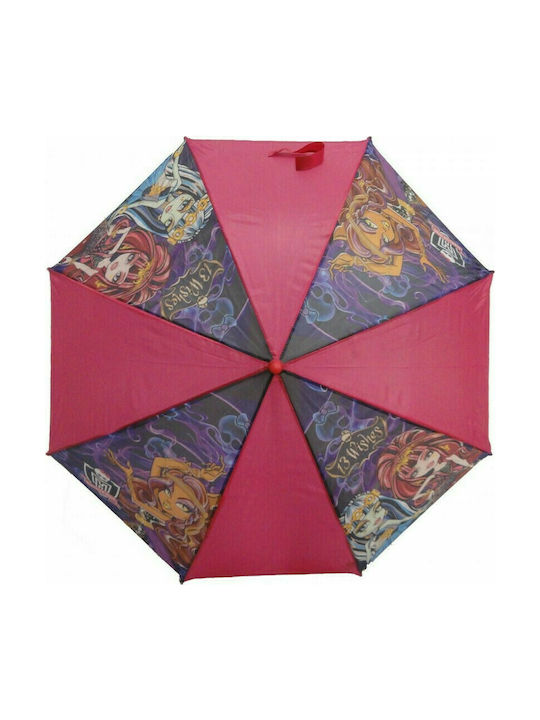 Chanos Kids Compact Umbrella Ομπρέλα Wishes Monster High Multicolour