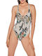 Lida 9- One-Piece Swimsuit Floral