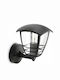 Philips Wall-Mounted Outdoor Lantern E27 Black