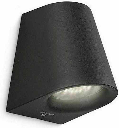 Philips Wandmontiertes Außen-Spotlight LED IP44 3W mit Warmweiß Licht