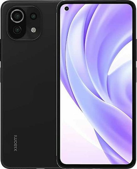 Xiaomi Екран със Сензорен Механизъм за Mi 11 Lite 5G - Ми 11 Лайт 5G (Черен)
