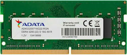 Adata Premier 16GB DDR4 RAM με Ταχύτητα 3200 για Laptop