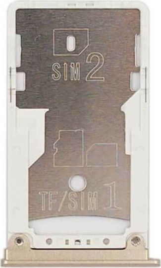 Βάση Κάρτας SIM Χρυσό για Xiaomi Mi Max 2