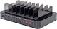 Manhattan Βάση Φόρτισης με 10 Θύρες USB-A Quick Charge 2.0 σε Μαύρο χρώμα (180009)
