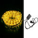 Christmas Light Tube Yellow Two-channel 220V 6m Neon