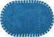 Silk Fashion Bath Mat Cotton Oval Oval 5206978154010 Royal Blue 70x140cm