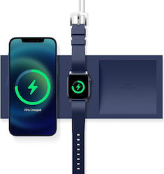 Elago Duo Tray Βάση Φόρτισης MagSafe Jean Indigo