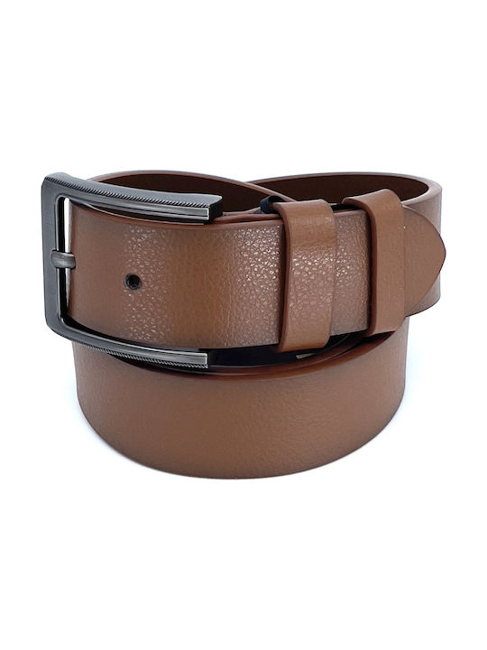 Legend Accessories LGD-1757-A Men's Leather Wide Belt Tabac Brown