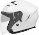 Nox N127 White Κράνος Μηχανής Jet με Sunvisor