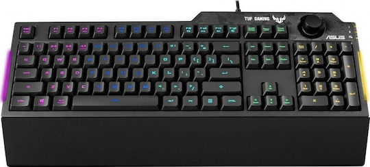 Asus TUF Gaming K1 Gaming Tastatură cu iluminare RGB (Engleză US)