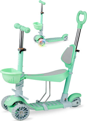 Kids Scooter Qkids Ili 3-Wheel with Seat Green