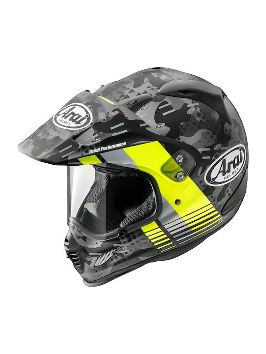 Arai Tour X4 Design On-Off Helmet ECE 22.05 1710gr Cover Fluo Yellow KR50274