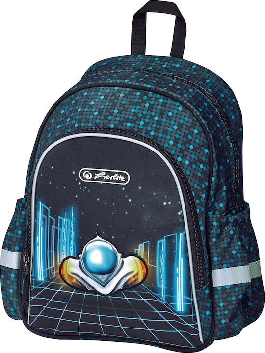 Herlitz Space Blue School Bag Backpack Elementary, Elementary in Blue color 14lt