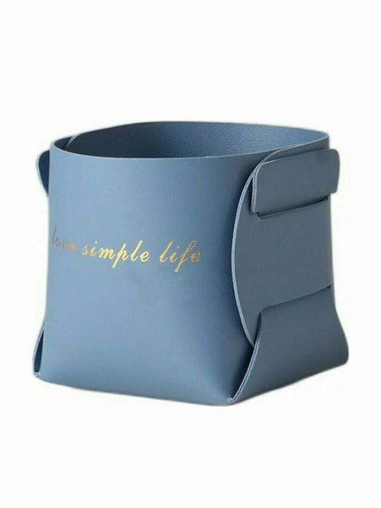 Lalos Storage Basket Plastic Blue 10x10x10cm 1pcs