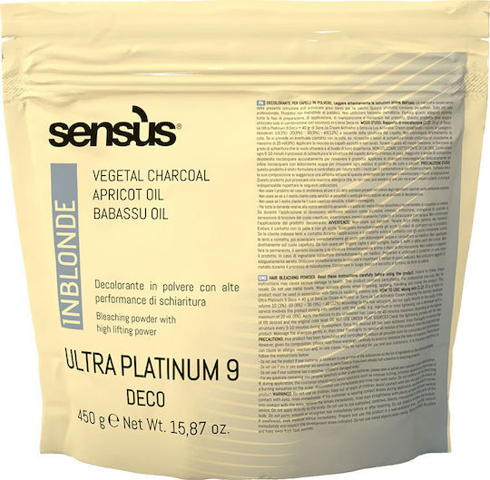 Sensus Ultra Platinum Deco Прах Осветляване до 9 Тонове 450гр