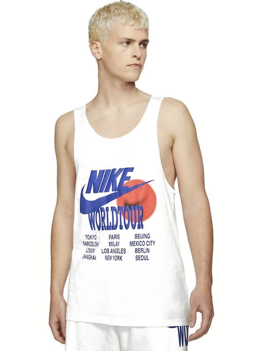 World Tour Sportliches T-Shirt Weiß