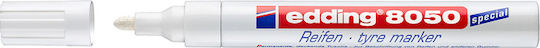 Edding Tyre Marker Μαρκαδόρος Λευκός Ελαστικών