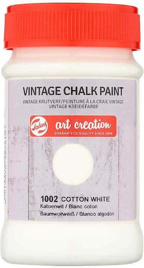 Royal Talens Vintage Chalk Paint Chalk Colour 1002 Cotton White 100ml 420510020