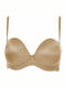 Lormar Double Extra Push Up Bra Beige