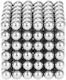 Magnetic Balls for Office Decoration 216pcs in Silver color