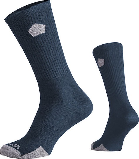 Pentagon Alpine Lang Isothermisch Jagdsocken Wolle Thermische blaue Socken in Blau Farbe