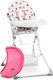 Ricokids Eldo Αναδιπλούμενο Καρεκλάκι Φαγητού Pink