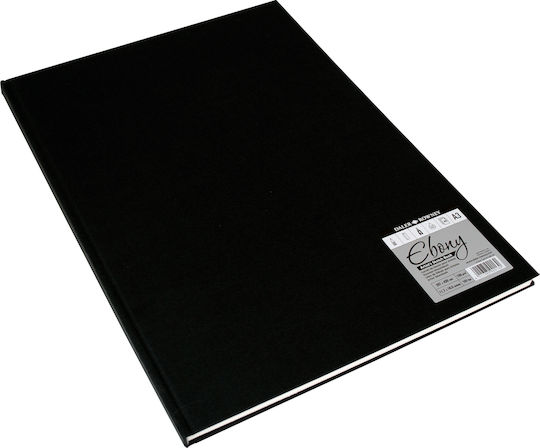 Daler Rowney Sketchbook Ebony A3 150gr 48 Φύλλων A3 29.7x42cm