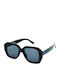 Kost Eyewear 21-002 Women's Sunglasses with Black Plastic Frame and Black Lens 21-002