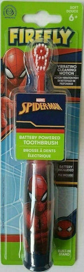 Firefly Marvel Avengers Spiderman Παιδική Ηλεκτρική Οδοντόβουρτσα για 6+ Χρονών Red