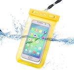 Celly Waterproof Водоустойчив калъф до 6" Жълт SPLASHUNIYL