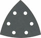 Bosch F355 Delta-Schleifblatt K600 mit Löchern 93x93mm Set 5Stück
