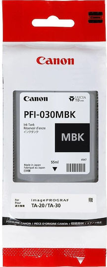 Canon PFI-030 Γνήσιο Μελάνι Εκτυπωτή InkJet Matte Μαύρο (3488C001)