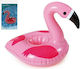 BigBuy Inflatable Floating Drink Holder Flamingo Pink S1125508