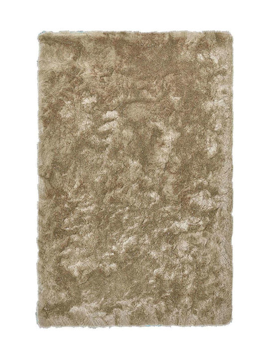 Carpet Couture Aster Rug Rectangular Shaggy Beige