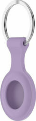 Tech-Protect Icon Keychain Case Silicone for AirTag in Purple color