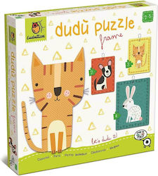 Kids Puzzle Dudu Ζωάκια for 2++ Years 9pcs Ludattica