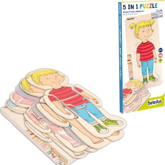 Holz Kinderpuzzle Το Σωμα μου 29pcs Beleduc