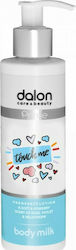 Dalon Touch Me Body Milk Feuchtigkeitsspendende Lotion Körper mit Duft Pulver 200ml