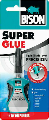 Bison Течен Лепило Моментално Super Glue Precision 3гр