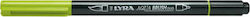 Lyra Aqua Brush Duo Μαρκαδόρος Σχεδίου Apple Gr...