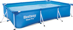 Bestway Steel Pro Swimming Pool PVC with Metallic Frame & Filter Pump 300x201x66cm