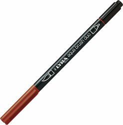 Lyra Aqua Brush Duo Μαρκαδόρος Σχεδίου Κόκκινος...