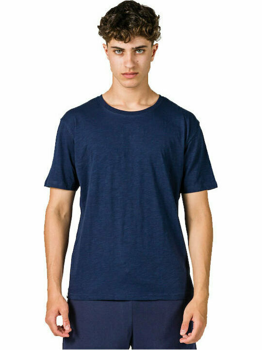 GSA Ανδρικό T-shirt Μπλε Μονόχρωμο