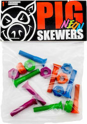 Pig Wheels Bolts Pig Neon Phillips Screws & Nuts Skateboard